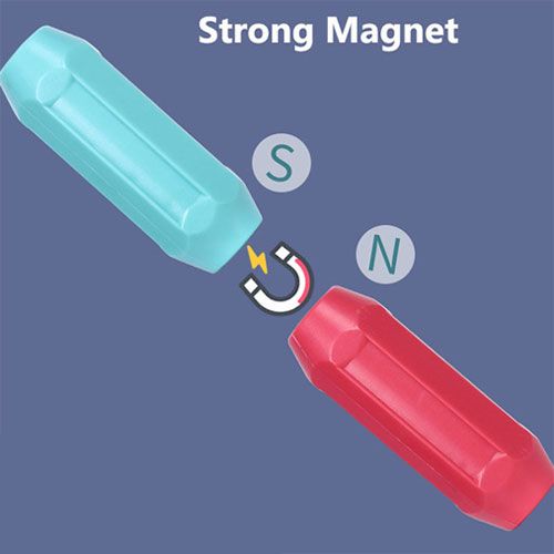 🧲 Magnetic Bar Blocks (25 Pieces) – Creative Construction Set for Smart Kids