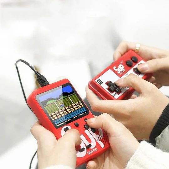 SUP Retro Game Box – Double Version Console with Joysticks & Dual Controllers